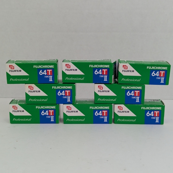 8 Rolls Fujichrome 64T Tungsten Slide Film 35mm Expired 1/2003